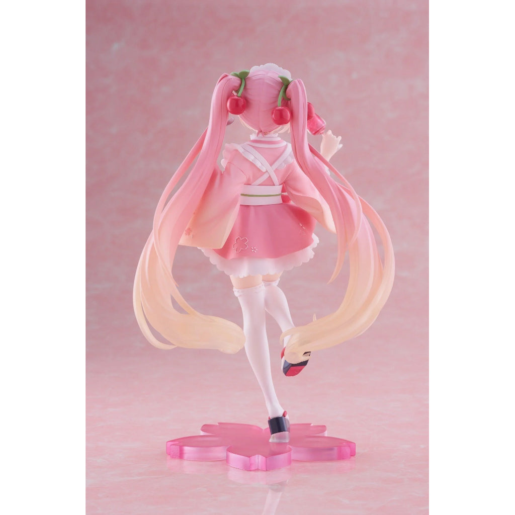 Taito Hatsune Miku Sakura Miku Japanese Style Cafe Ver. Coreful Figure