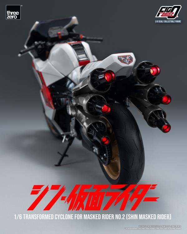 Figzero 1/6 Shin Masked Rider - Transformed Cyclone For Masked Rider No.2