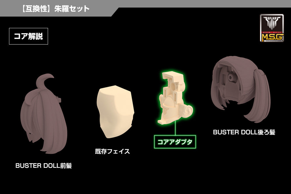 KP754 Megami Device - M.S.G 03 Face Set Asra Skin Color C