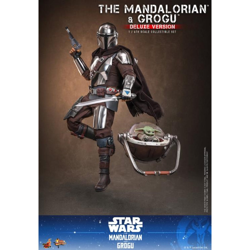 MMS872 The Mandalorian and Grogu - 1/6 The Mandalorian and Grogu Collectible Set (Deluxe Version)