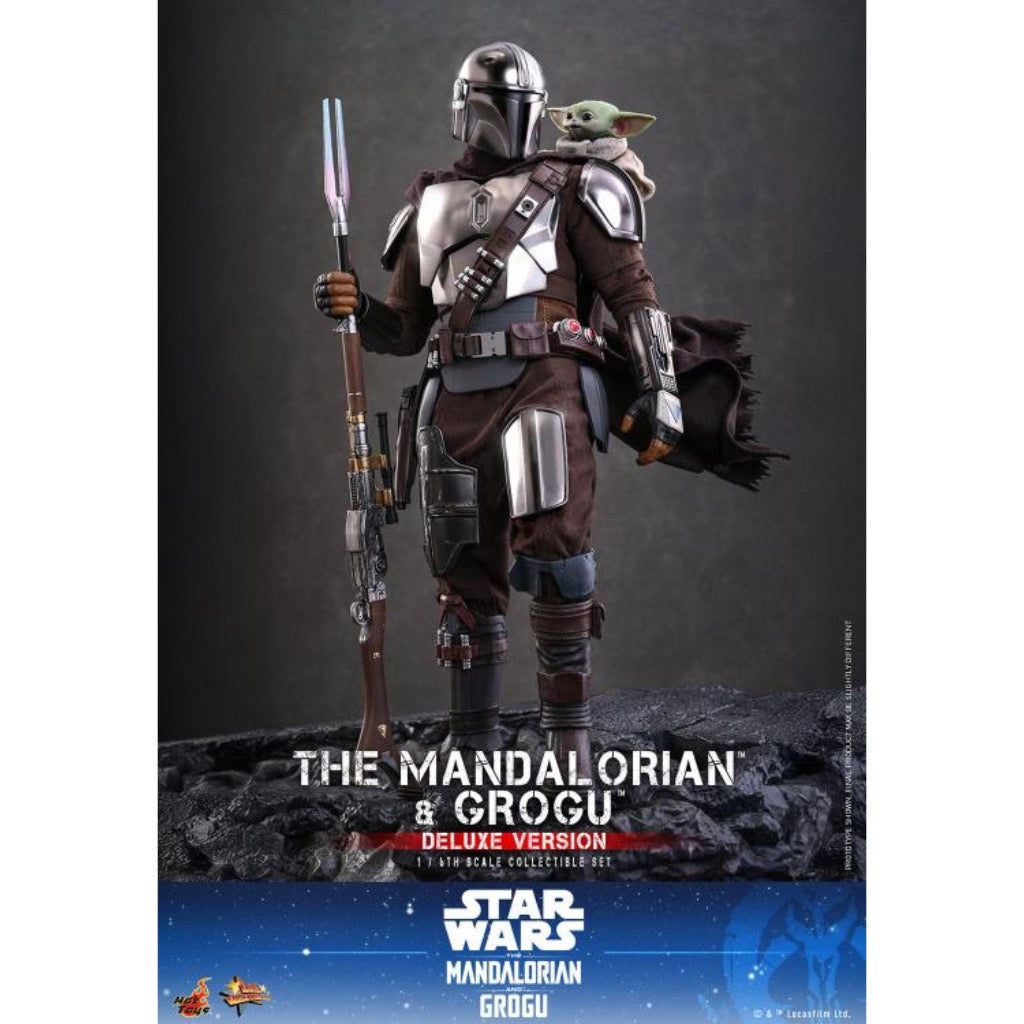 MMS872 The Mandalorian and Grogu - 1/6 The Mandalorian and Grogu Collectible Set (Deluxe Version)
