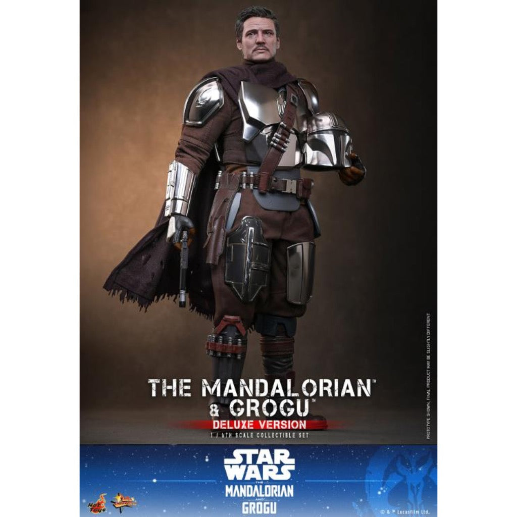 MMS872 The Mandalorian and Grogu - 1/6 The Mandalorian and Grogu Collectible Set (Deluxe Version)