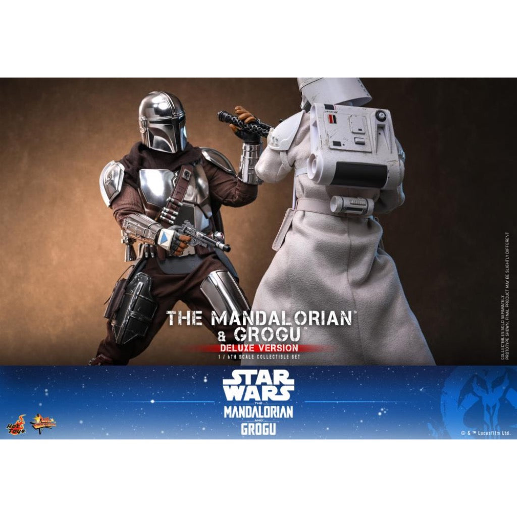 MMS872 The Mandalorian and Grogu - 1/6 The Mandalorian and Grogu Collectible Set (Deluxe Version)