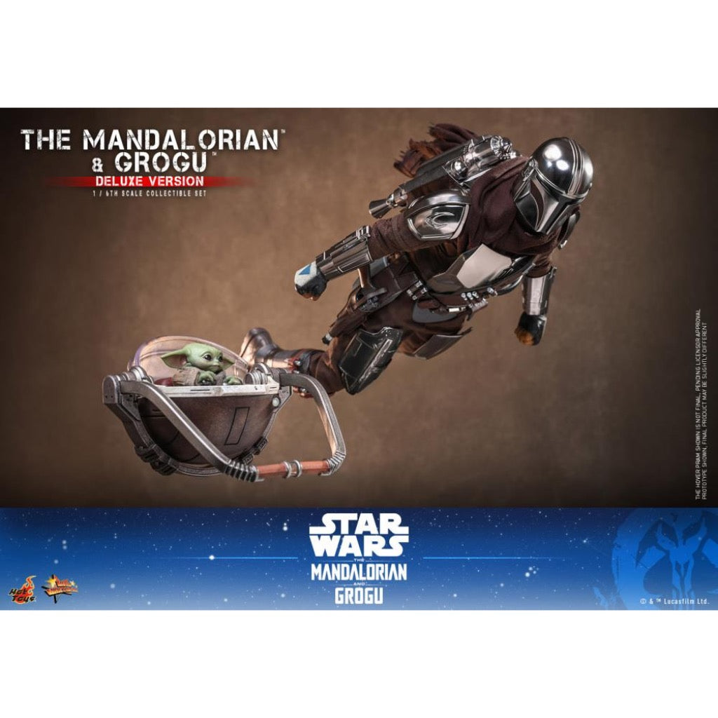 MMS872 The Mandalorian and Grogu - 1/6 The Mandalorian and Grogu Collectible Set (Deluxe Version)