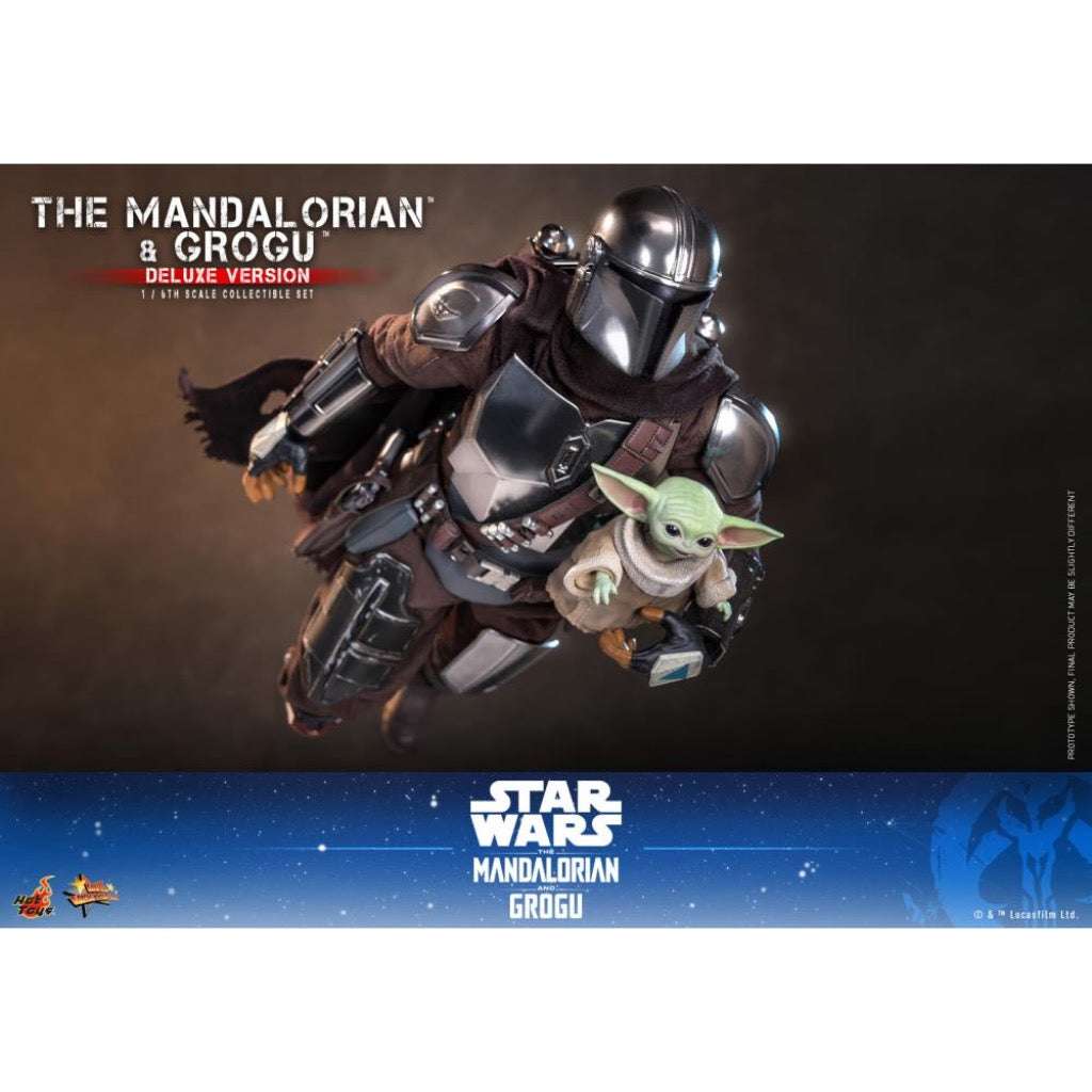 MMS872 The Mandalorian and Grogu - 1/6 The Mandalorian and Grogu Collectible Set (Deluxe Version)