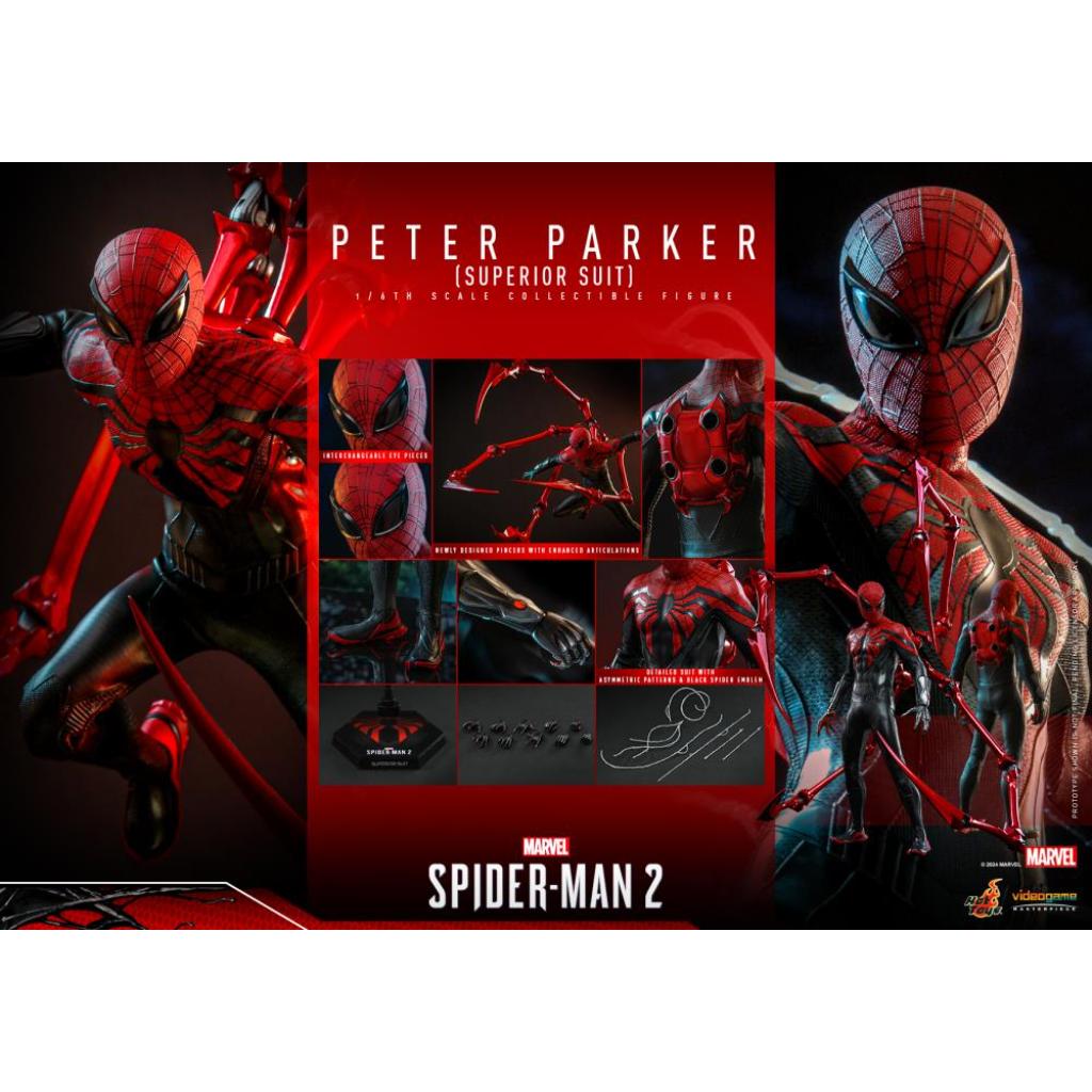 Vgm61 - Marvel Spider-Man 2 - 1/6th Scale Peter Parker (Superior Suit)