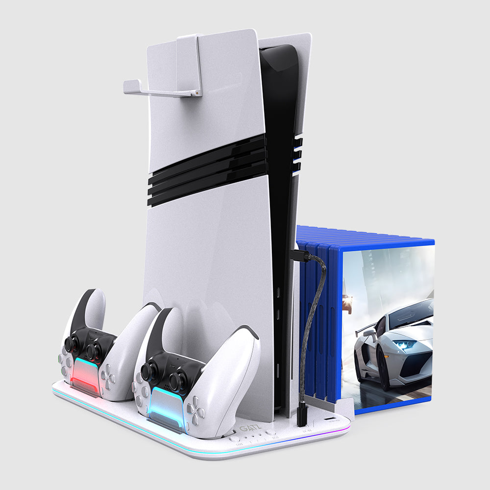 Gatz PS5 Pro & Slim Orbit-Sync Cooling & Charging Stand