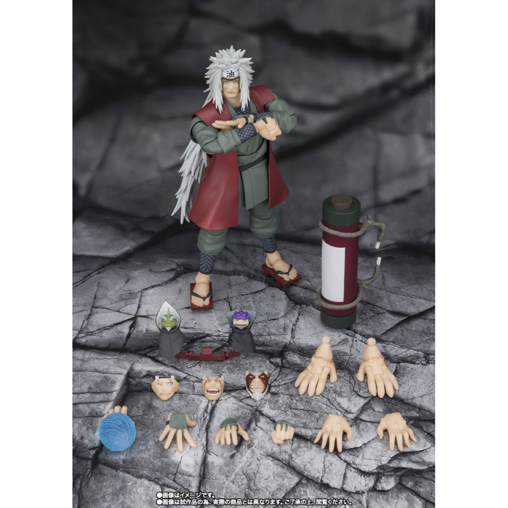 S.H.Figuarts JIRAIYA Hidden Leaf Heroic Master Sage (Sage Mode Set)