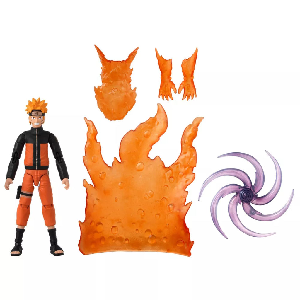 Bandai Naruto Uzumaki w/ Accessory Pack Anime Heroes Beyond Naruto Shippuden