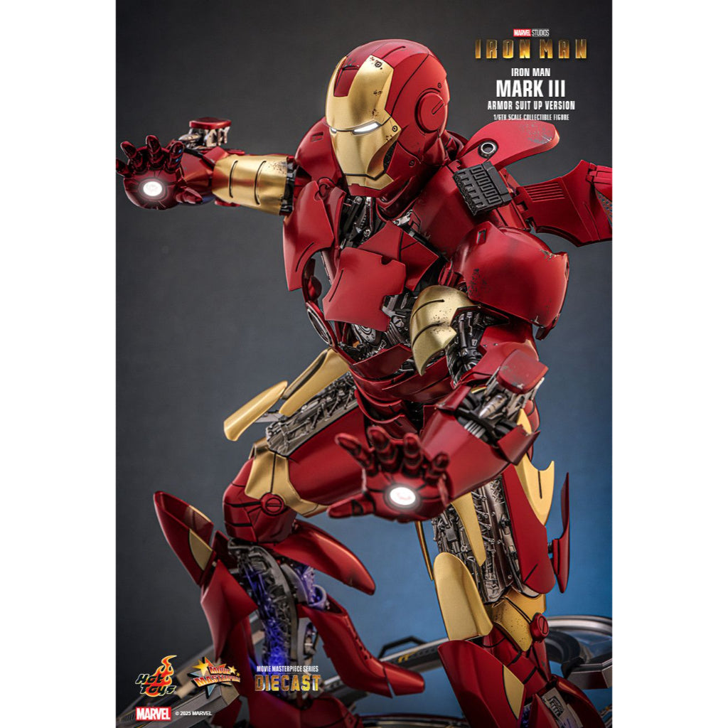 MMS825D72 - Iron Man 1/6th Scale Iron Man Mark III (Armor Suit Up Version)