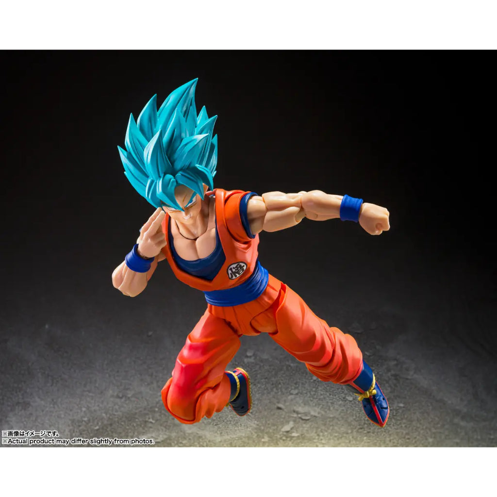 S.H.Figuarts Super Saiyan God Super Saiyan Son Goku Blue Power Transcending Limits (Reissue)