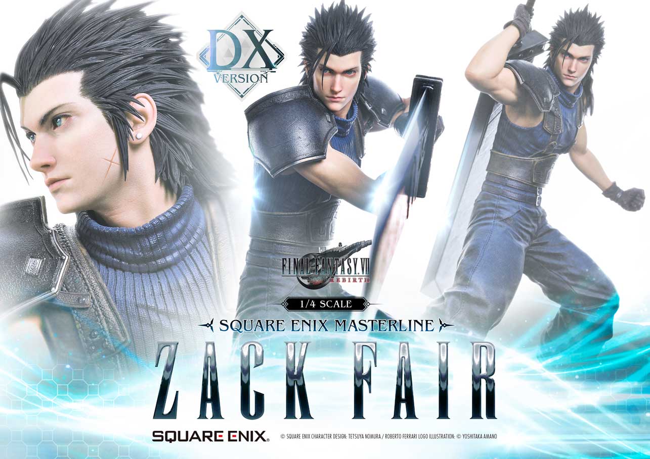 [*RETAIL ONLY PRE-ORDER] Square Enix Masterline Final Fantasy VII Rebirth 1/4 Scale - Zack Fair Deluxe Ver.