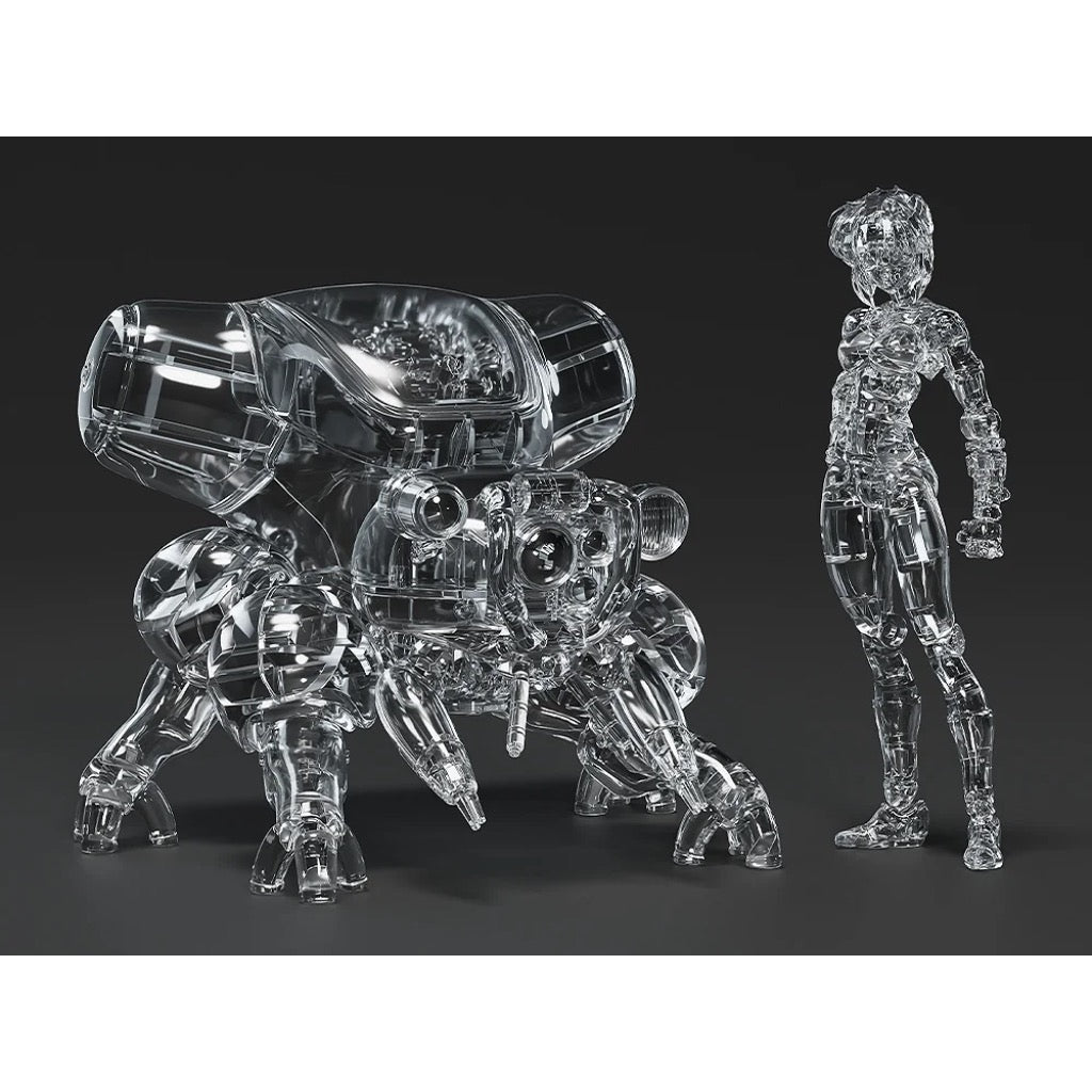 Ghost In The Shell (Manga Edition) - Plamax Mf-96 Motoko Kusanagi With Fuchikoma: Thermoptic Camouflage Ver.