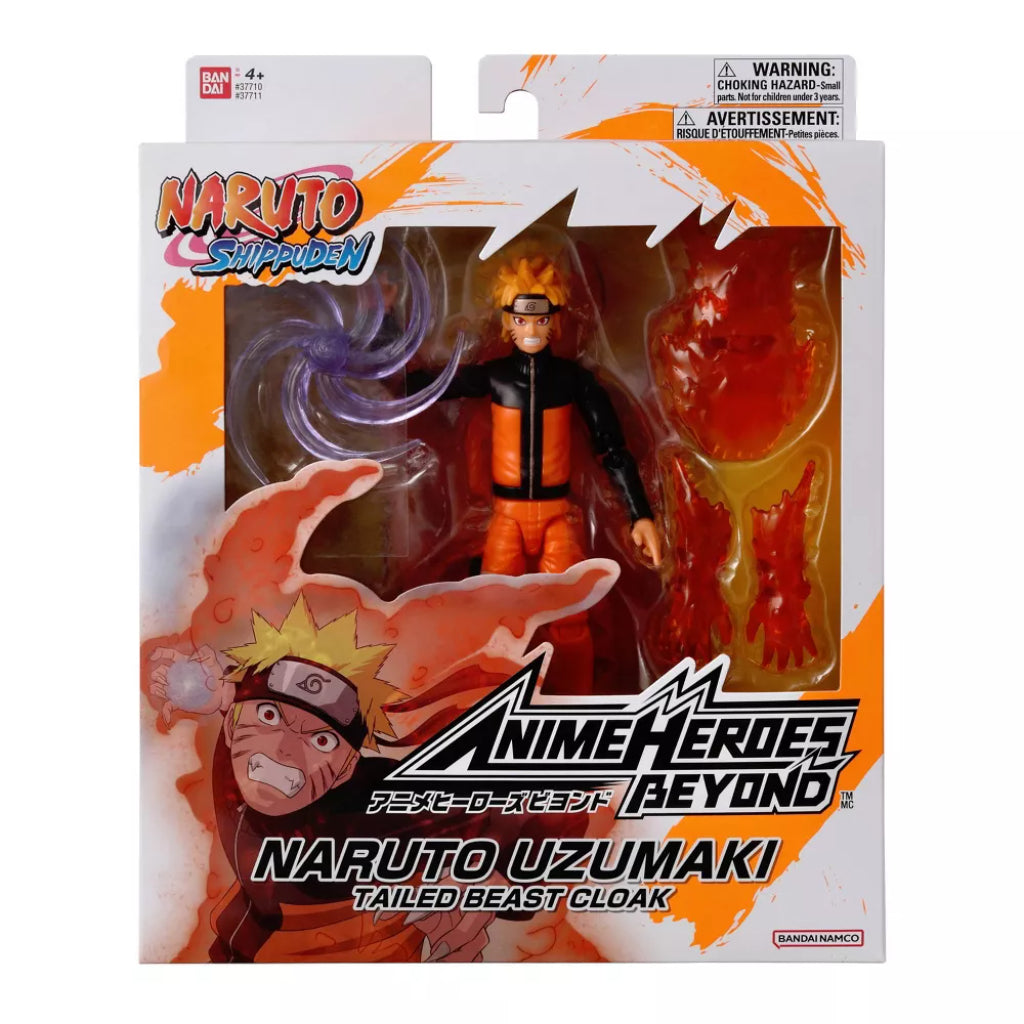 Bandai Naruto Uzumaki w/ Accessory Pack Anime Heroes Beyond Naruto Shippuden