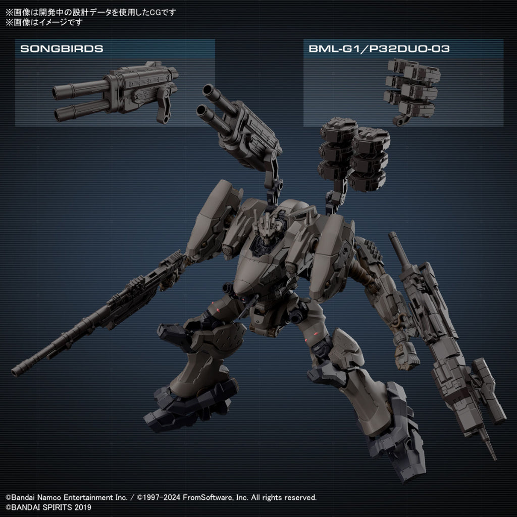 Bandai 30MM Armored Core VI Fires of the Rubicon RaD CC-2000 Orbiter Nightfall