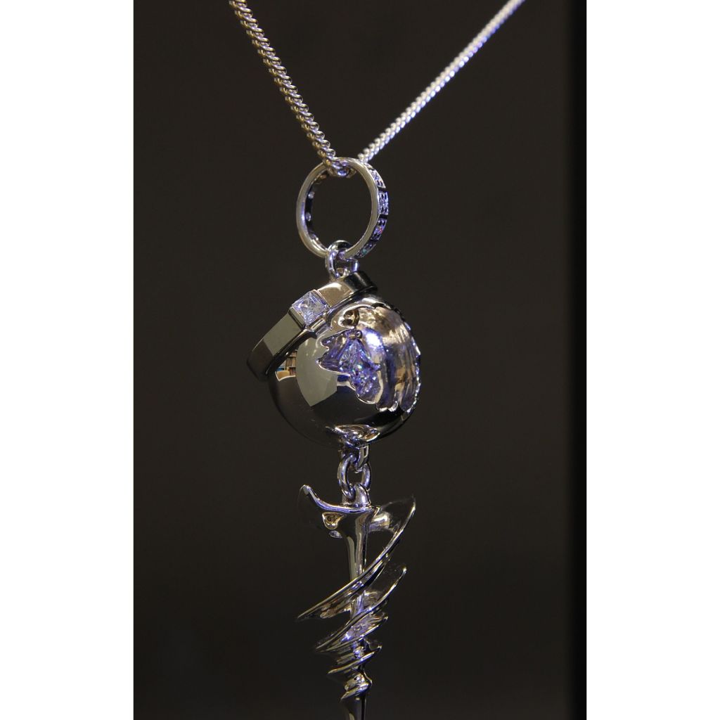 Final Fantasy XIII Silver Engagement Pendant - Serah (Reissue)