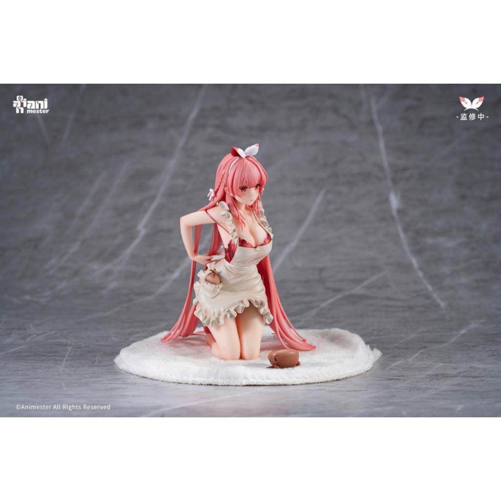 Original Design Statue - 1/7th Scale Shiroi Usagi Rosu (Apron Ver.)