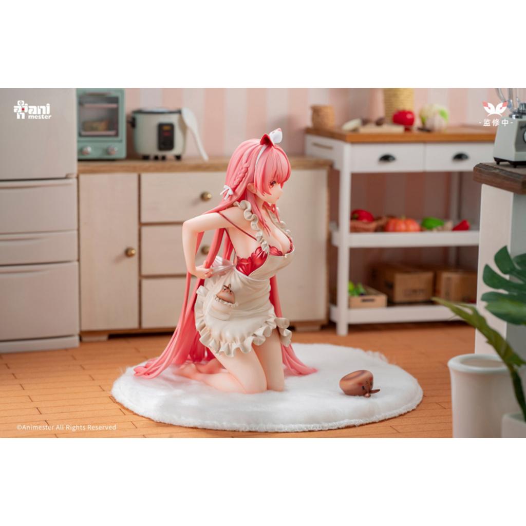 Original Design Statue - 1/7th Scale Shiroi Usagi Rosu (Apron Ver.)