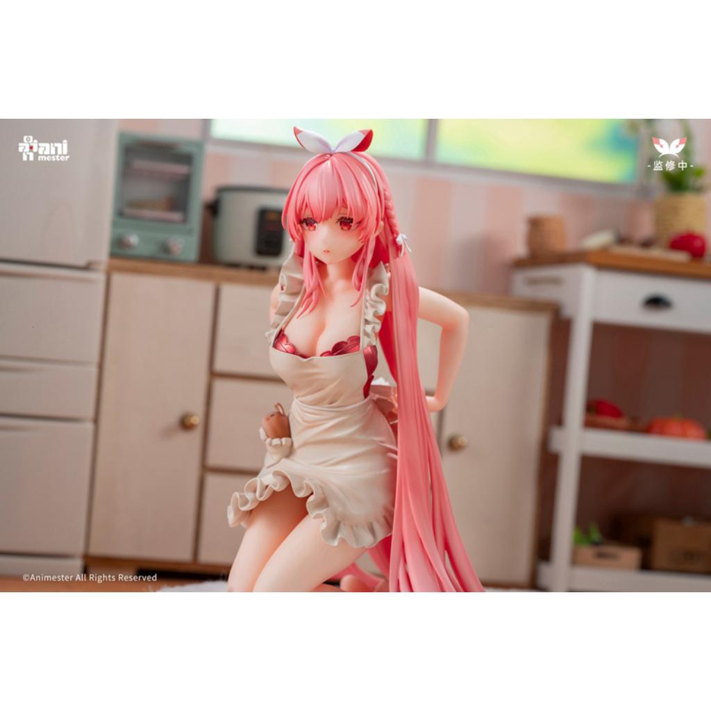 Original Design Statue - 1/7th Scale Shiroi Usagi Rosu (Apron Ver.)