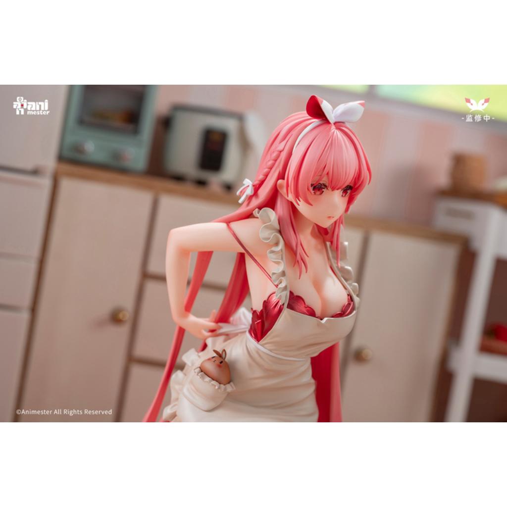 Original Design Statue - 1/7th Scale Shiroi Usagi Rosu (Apron Ver.)