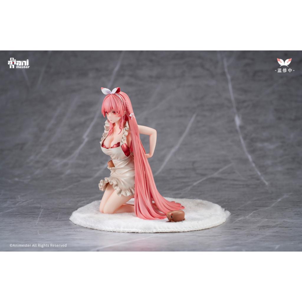 Original Design Statue - 1/7th Scale Shiroi Usagi Rosu (Apron Ver.)