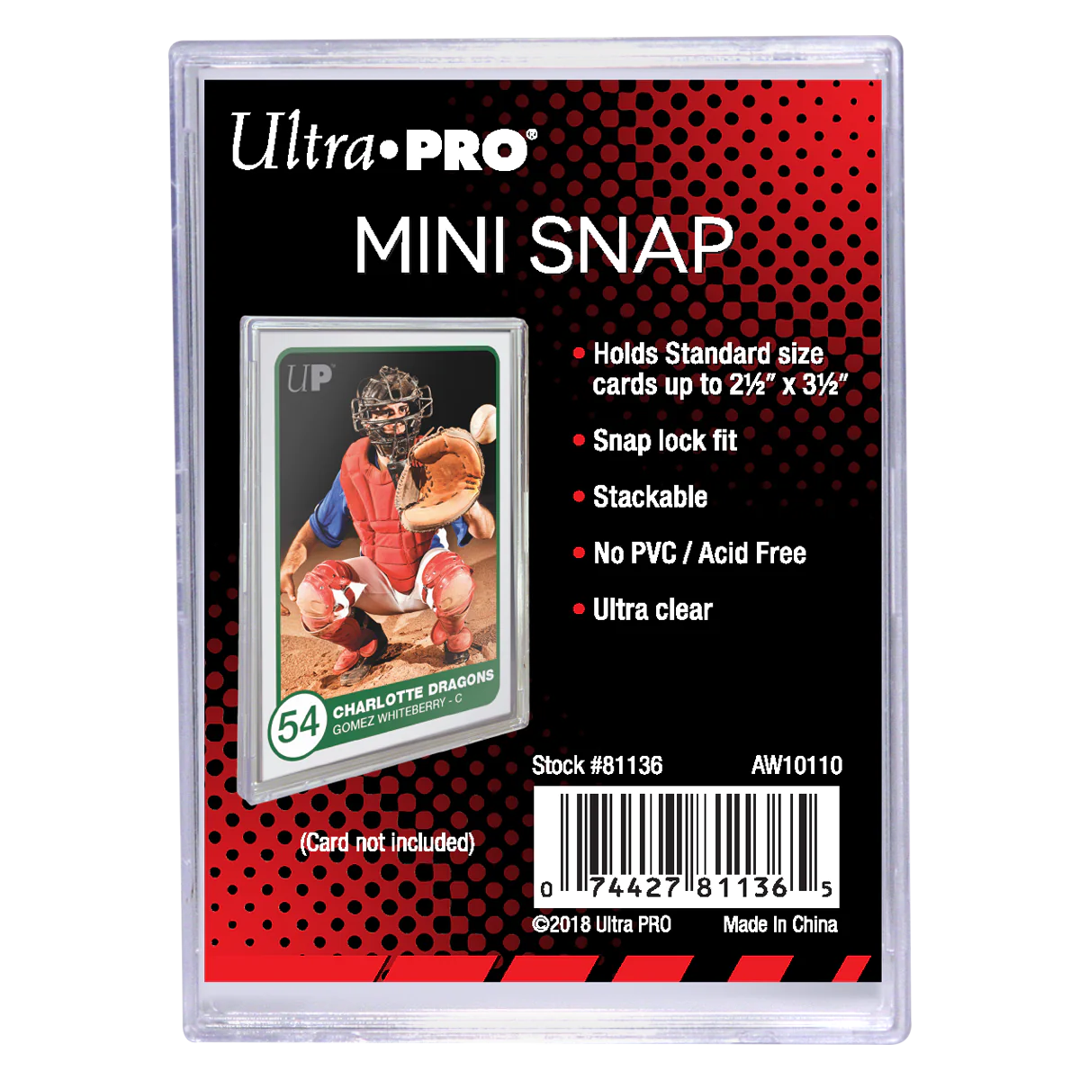 Ultra Pro Mini Snap Clear