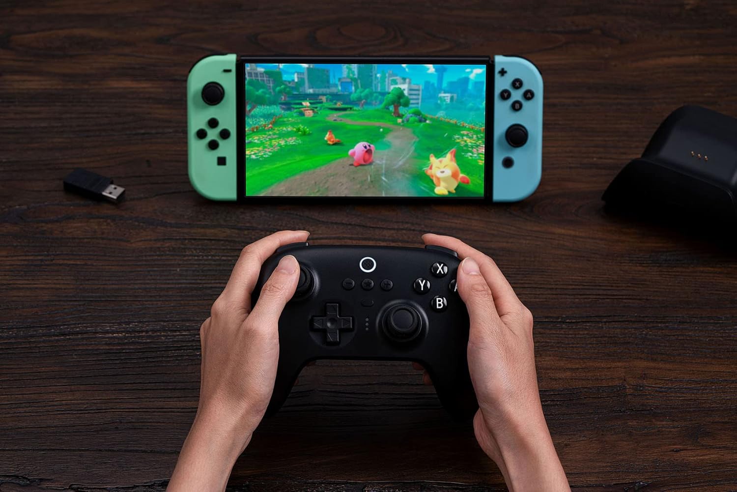 8Bitdo Ultimate Bluetooth Controller w/ Charging Dock & Travel Case - Black