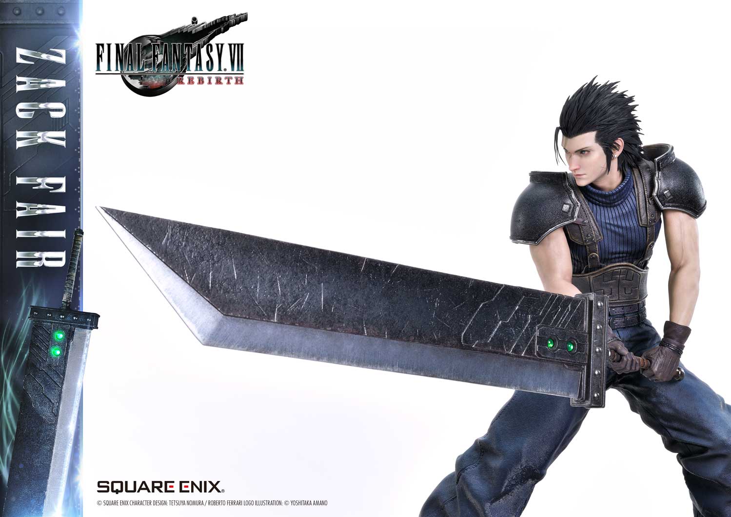 [*RETAIL ONLY PRE-ORDER] Square Enix Masterline Final Fantasy VII Rebirth 1/4 Scale - Zack Fair