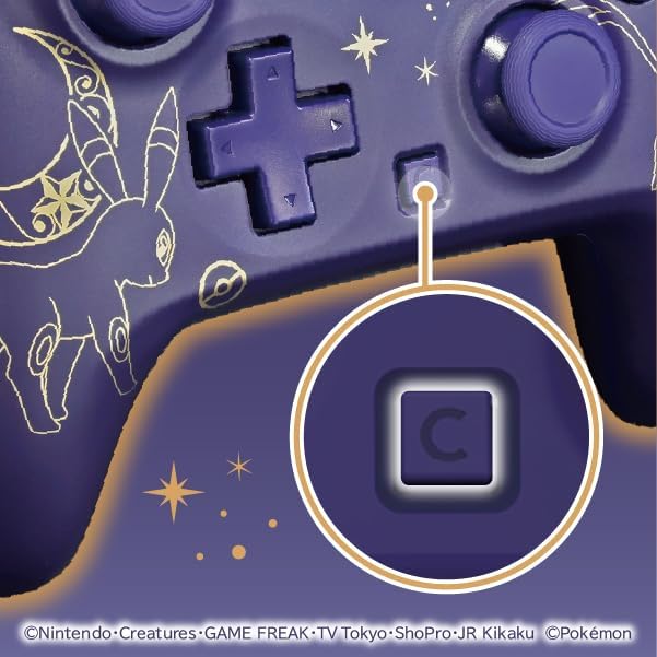 HORI Wireless HORIPAD Turbo for Nintendo Switch 2 - Umbreon & Espeon (NSX-227A)