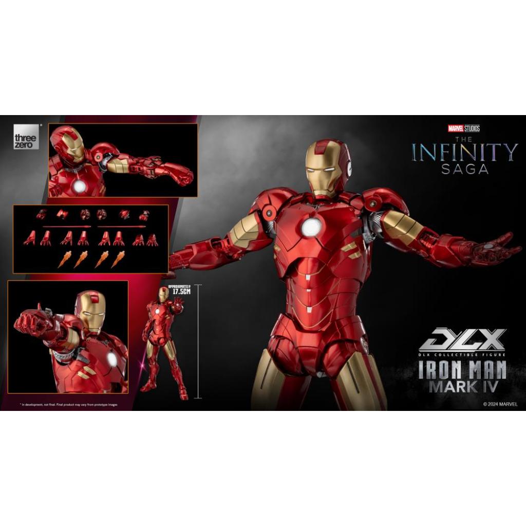 DLX Scale Collectible Figure - Marvel Studios: The Infinity Saga - Iron Man Mark IV