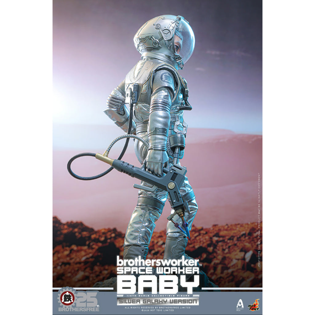 AMC041 Brothersfree x Hot Toys - 1/6th scale Space Worker Baby (Brothersfree 25th Silver Galaxy Version)