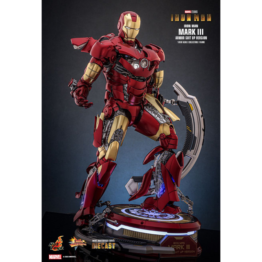 MMS825D72 - Iron Man 1/6th Scale Iron Man Mark III (Armor Suit Up Version)