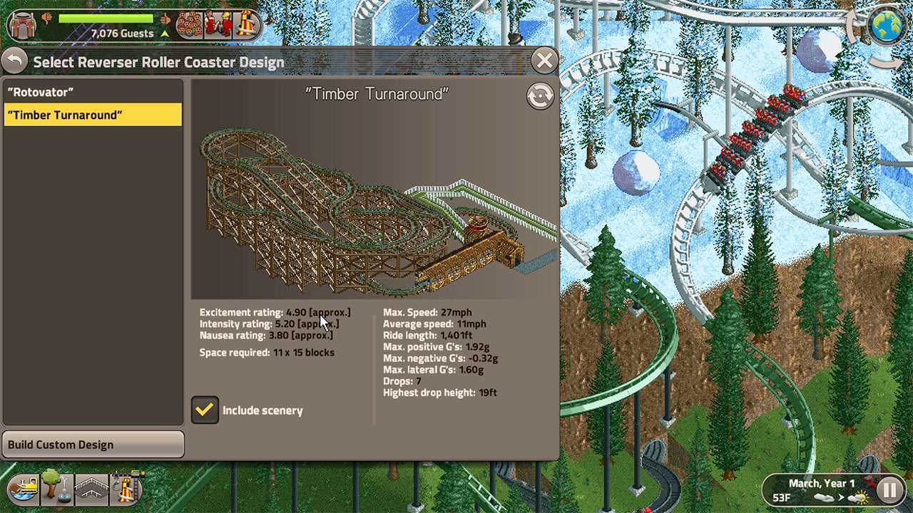 NSW RollerCoaster Tycoon Classic