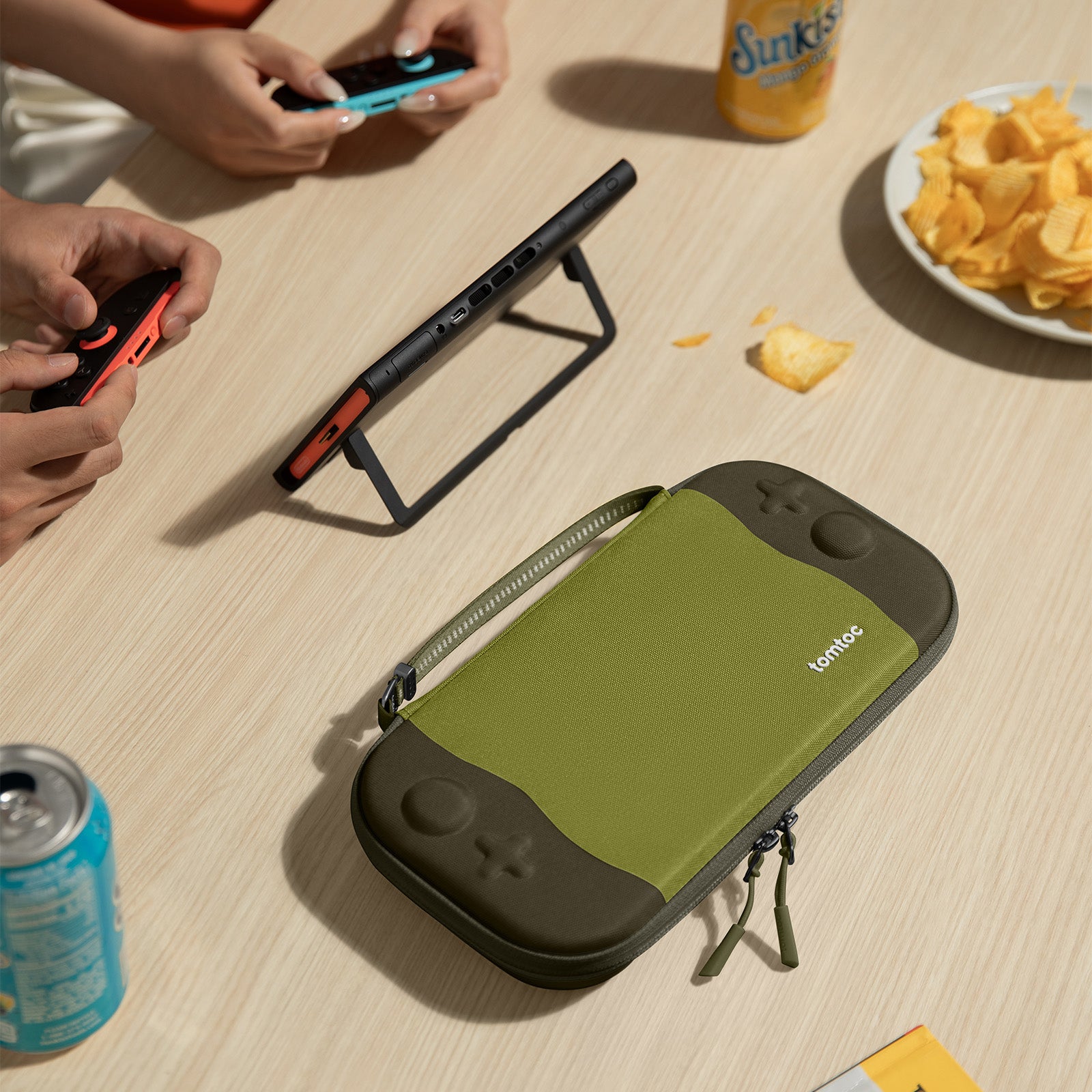 tomtoc FancyCase-G05 Nintendo Switch 2 Slim Case - Matcha