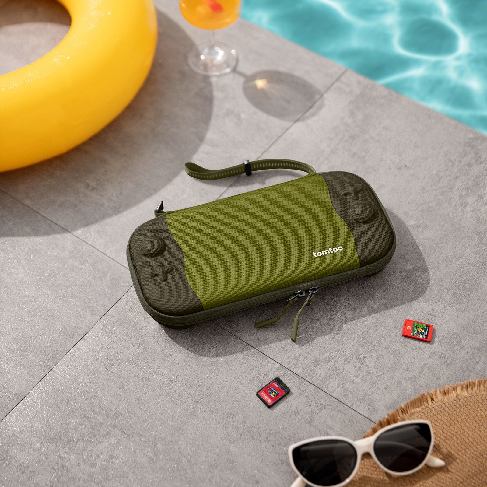 tomtoc FancyCase-G05 Nintendo Switch 2 Slim Case - Matcha