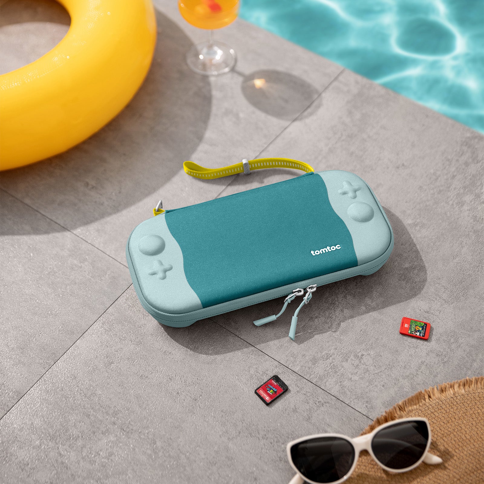 tomtoc FancyCase-G05 Nintendo Switch 2 Slim Case - Sea Salt