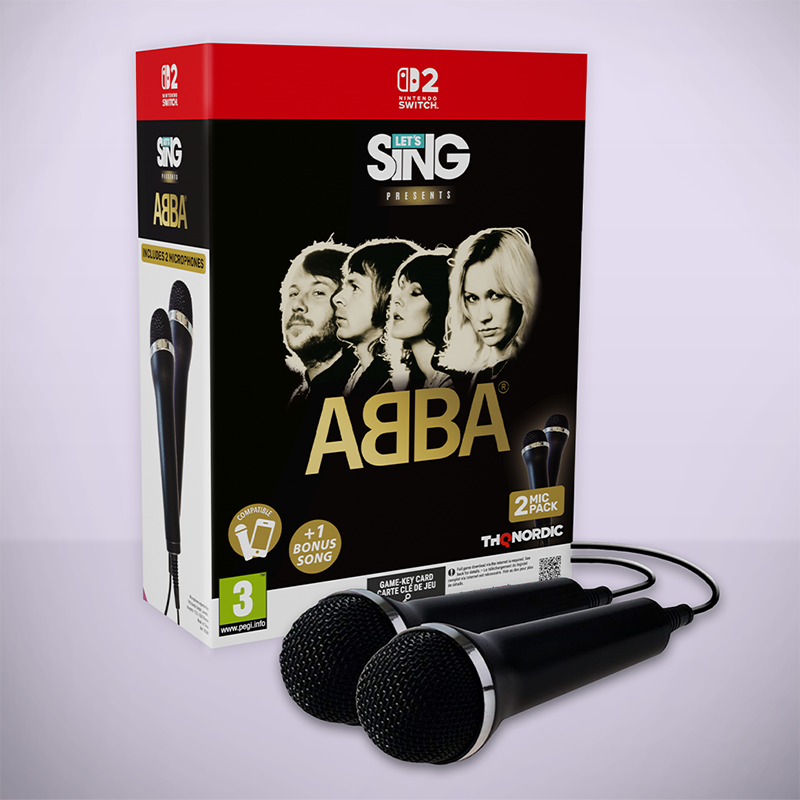 NS2 Lets Sing ABBA (Game-Key Card)