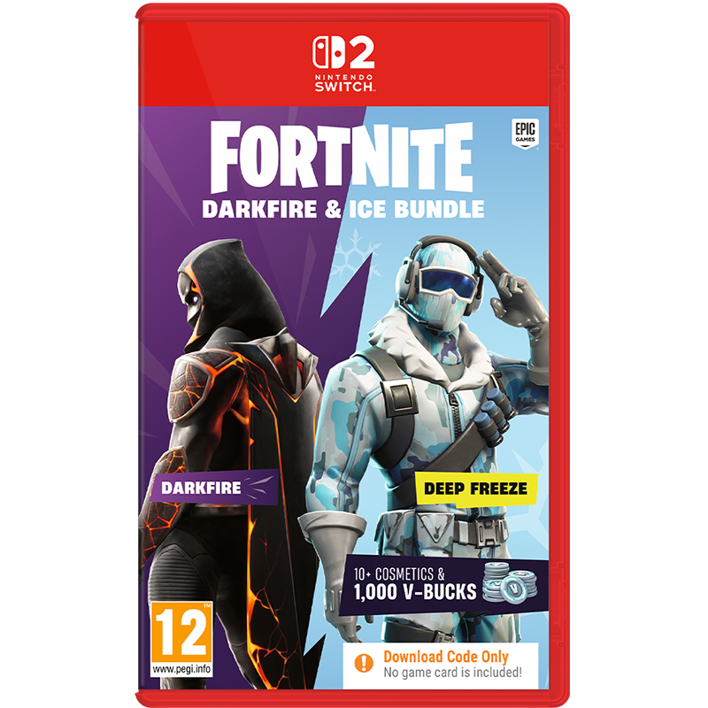 NS2 Fortnite - Darkfire & Ice Bundle (Code in box)
