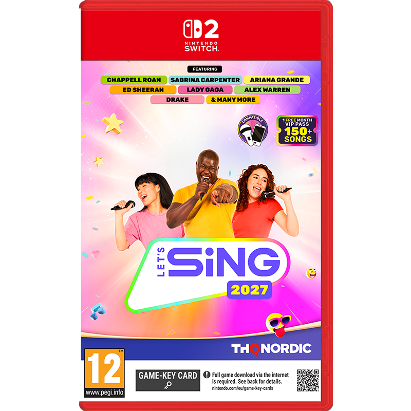 NS2 Lets Sing 2027 (Game-Key Card)