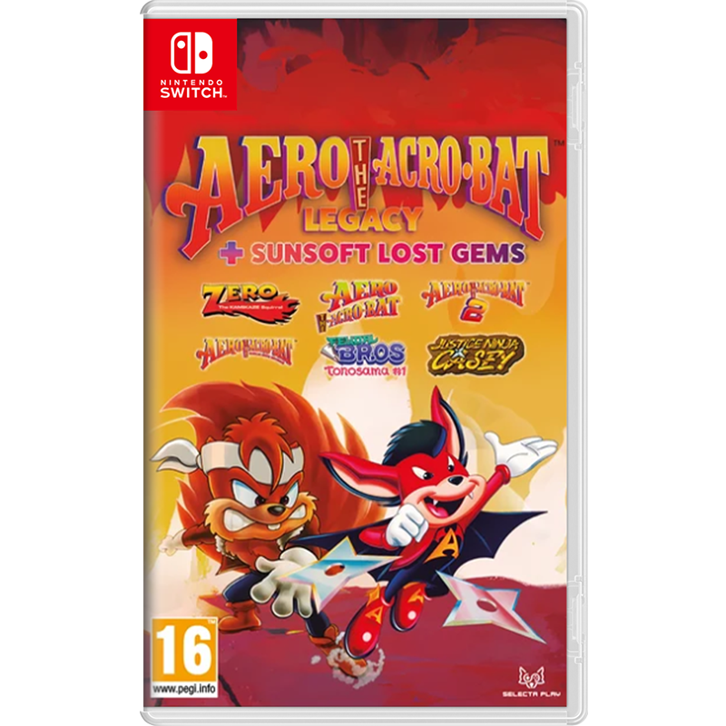 NSW Aero The Acro-Bat Legacy + Sunsoft Lost Gems