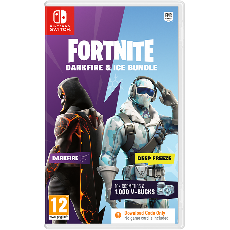NSW Fortnite - Darkfire & Ice Bundle (Code in box)