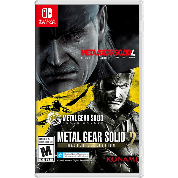 Nintendo Switch L GEAR SOLID COLLECTION ps2 NSW Metal Gear Solid: Master Collection Vol. 2 Nintendo Switch