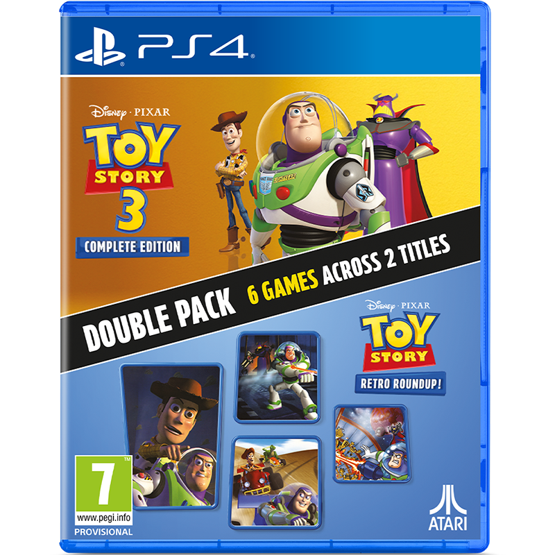 PS4 Toy Story: Retro Roundup + Toy Story 3 Complete Edition Double Pack