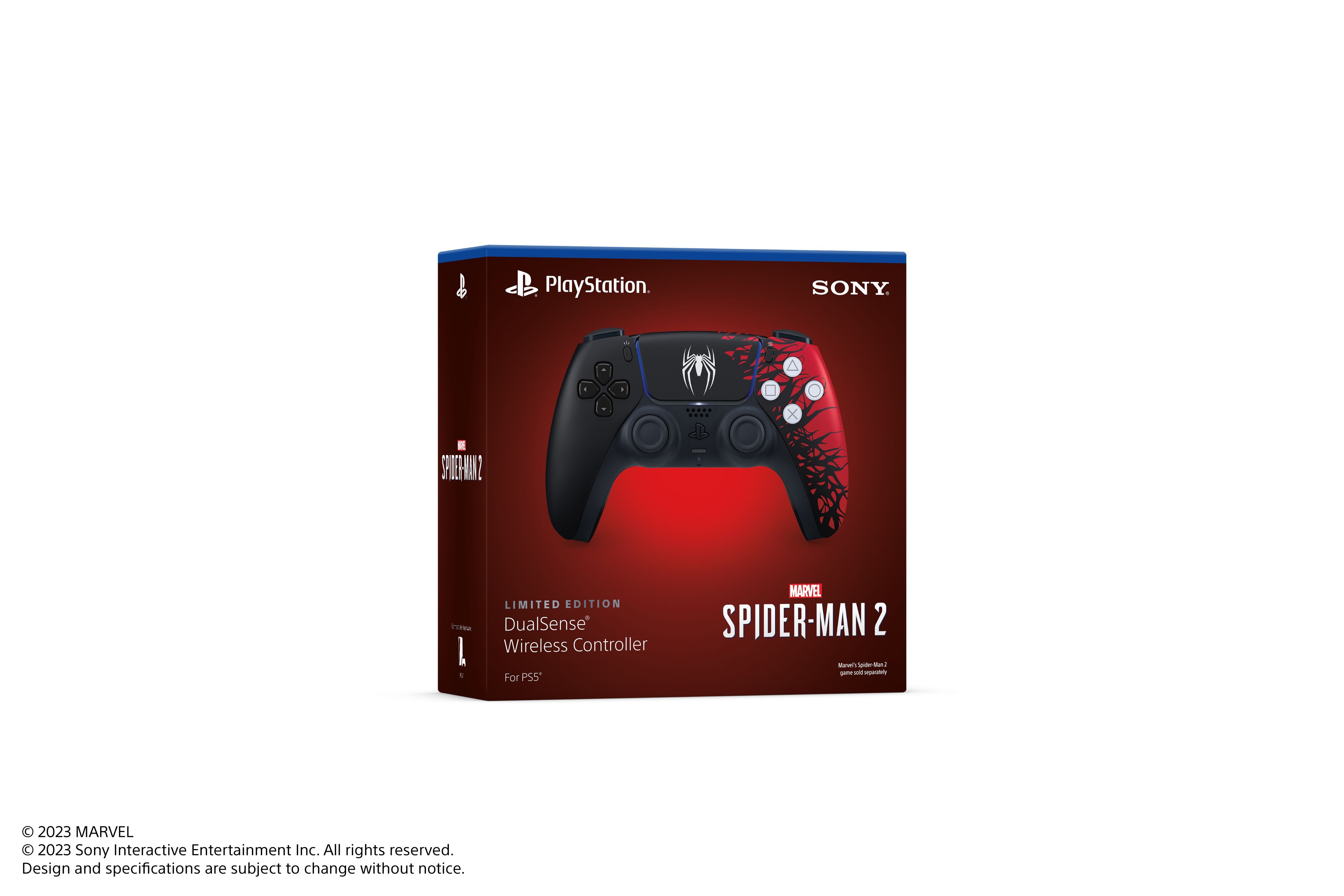 PS5 DualSense Wireless Controller - Marvel's Spider-Man 2 Limited Edition