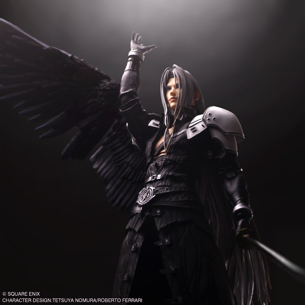 Final Fantasy VII Rebirth Play Arts Shin Action Figure - Sephiroth