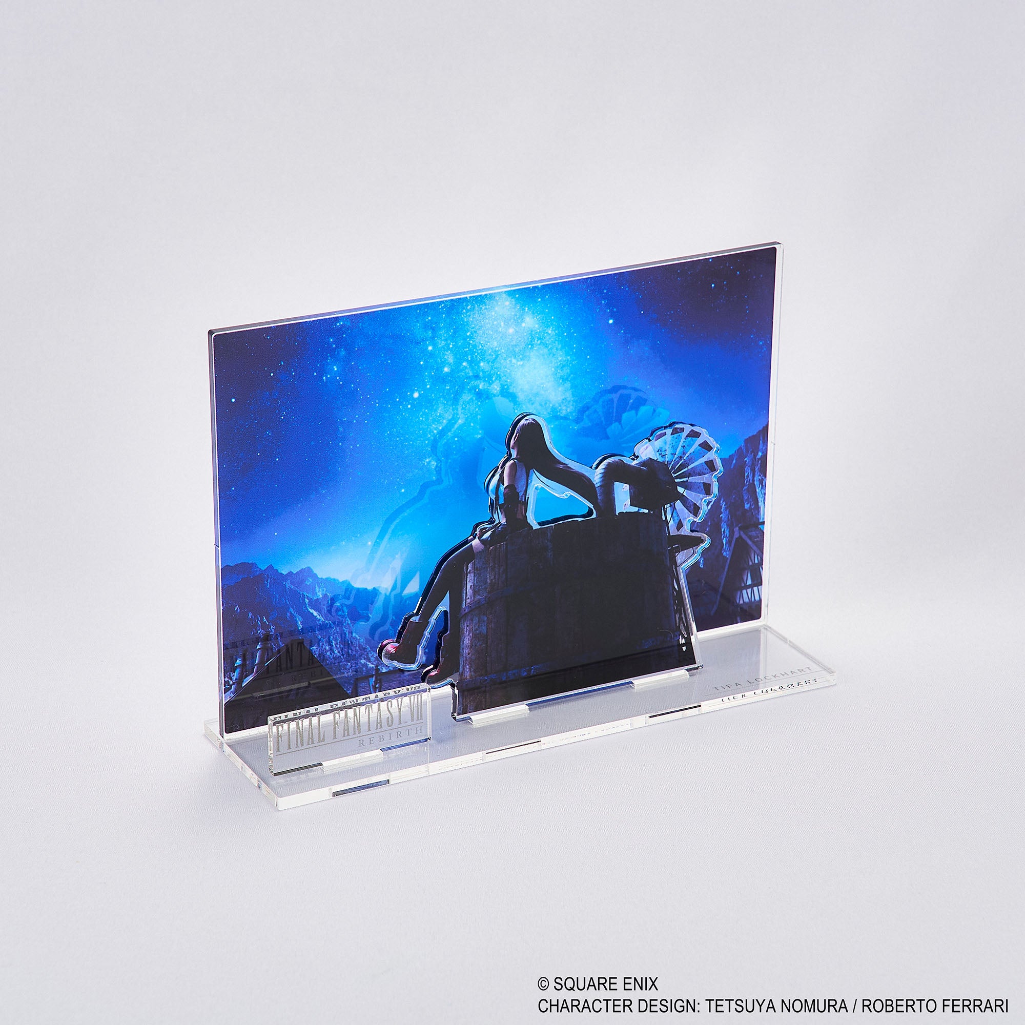 Final Fantasy VII Rebirth Acrylic Diorama - Tifa Key Art