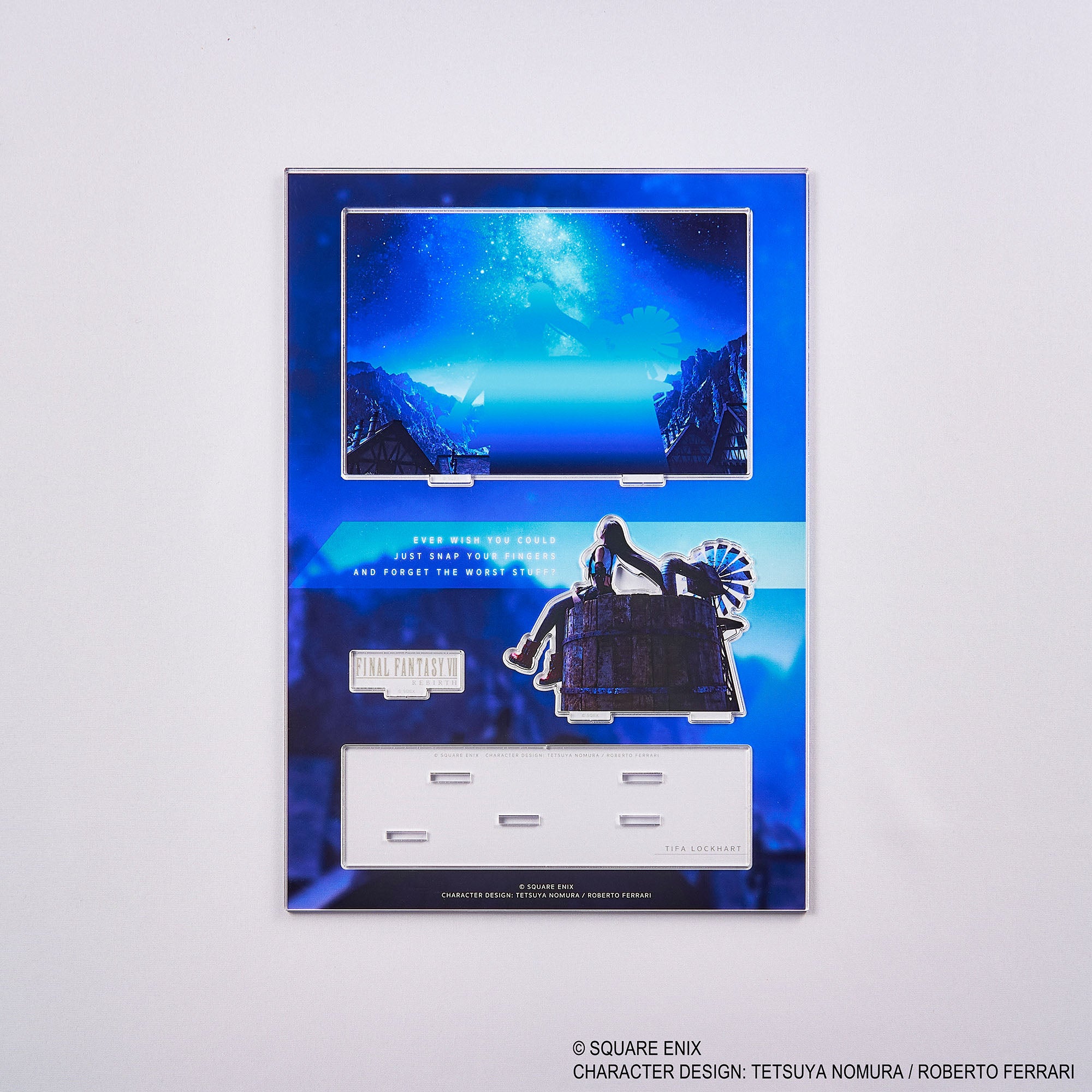 Final Fantasy VII Rebirth Acrylic Diorama - Tifa Key Art