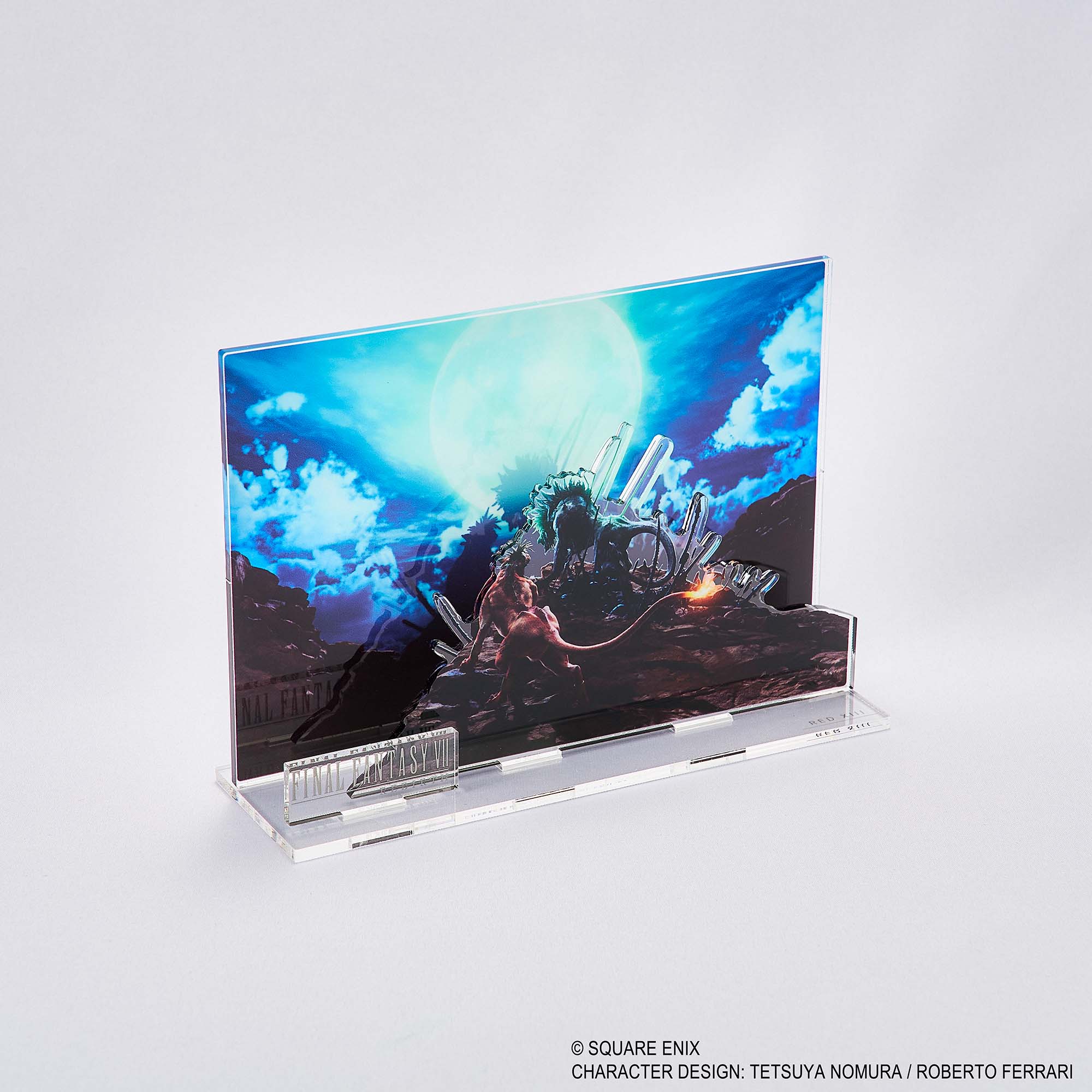 Final Fantasy VII Rebirth Acrylic Diorama - Red XIII Key Art