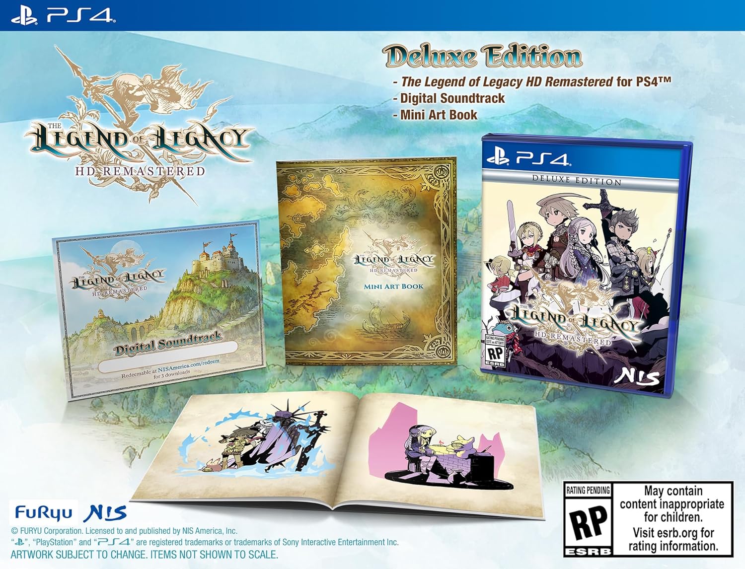 PS4 The Legend of Legacy HD Remastered [Deluxe Edition]