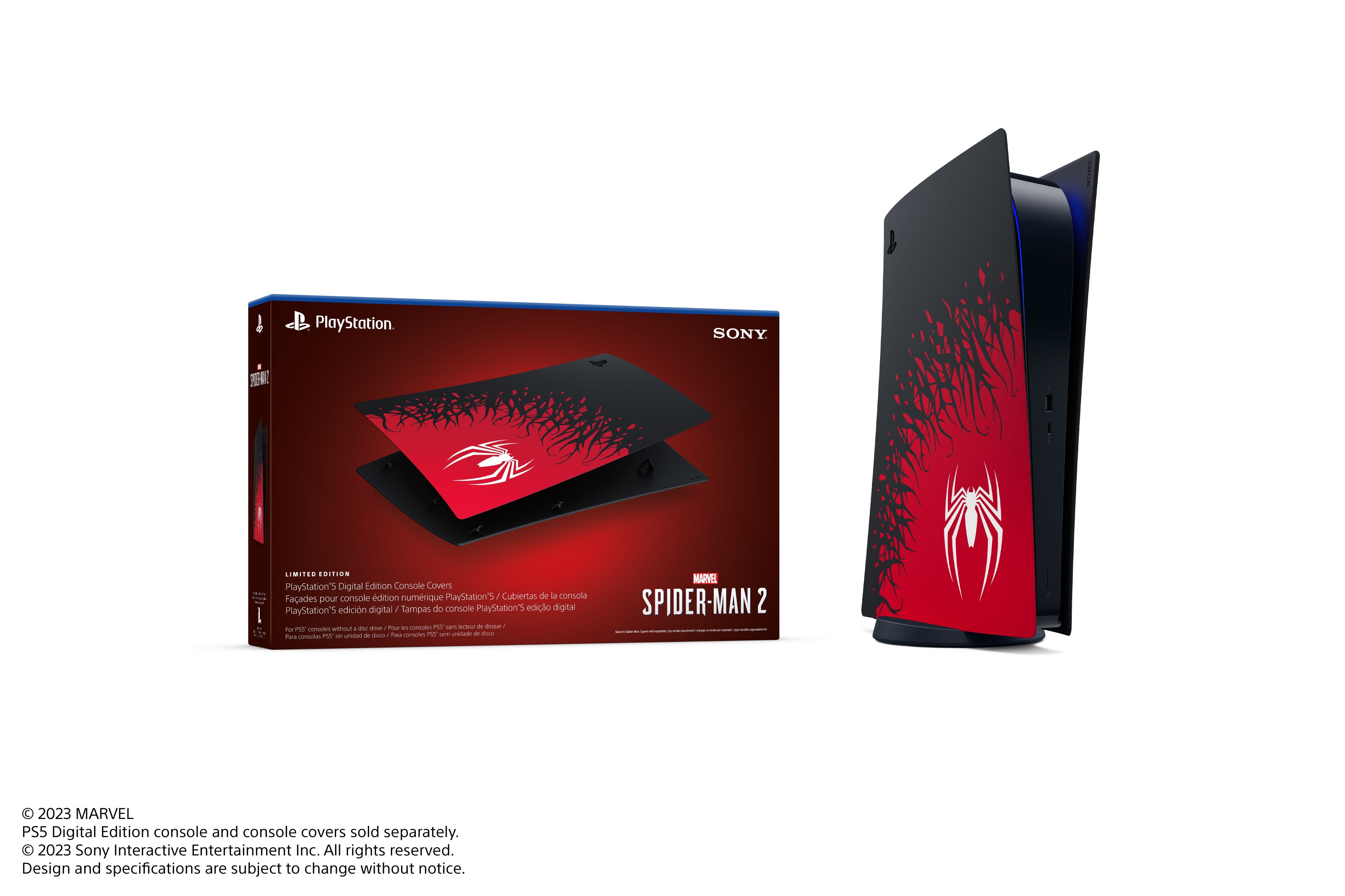 PS5 Digital Console Covers - Marvel's Spider-Man 2 Limited Edition